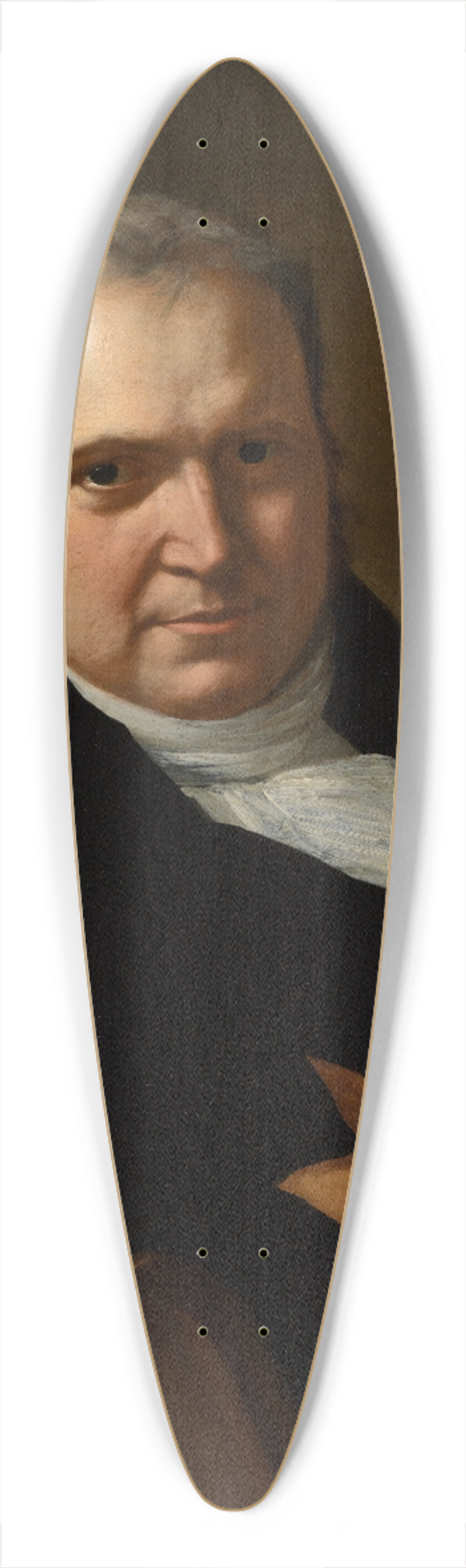 Philipp Jakob Becker - Selbstbildnis 39.3 inch art pintail longboard deck