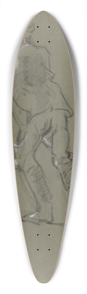 Philipp Rumpf - Ice skater 39.3 inch art pintail longboard deck