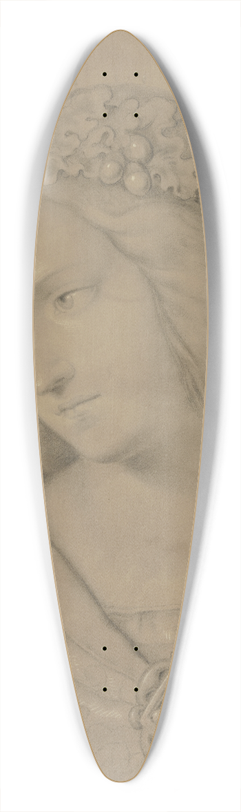 Philipp Veit - Germanias head 39.3 inch art pintail longboard deck