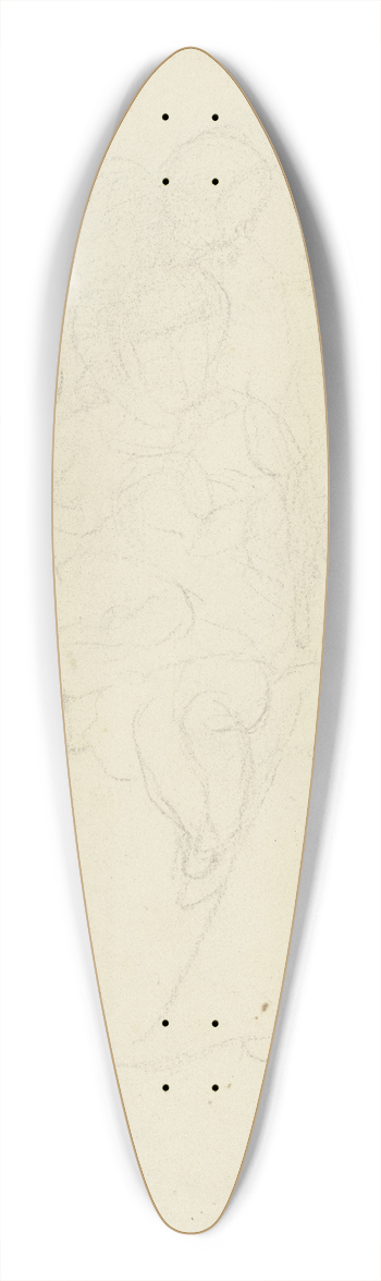 Philipp Winterwerb - Madonna with child 39.3 inch art pintail longboard deck