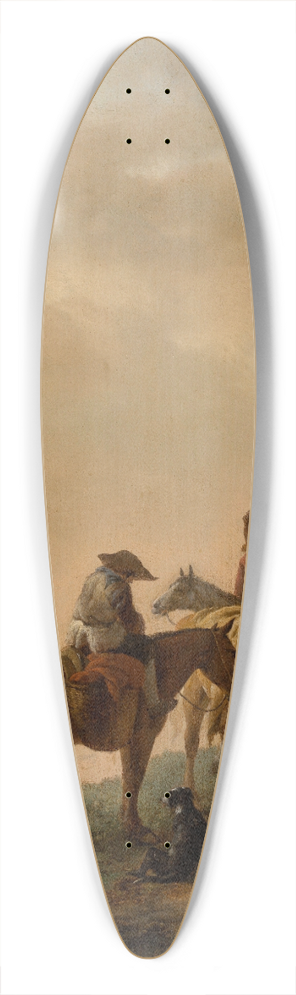 Philips Wouwerman - Horsemans Stop 39.3 inch art pintail longboard deck