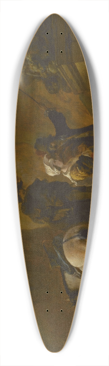 Philips Wouwerman - Travellers in a cave 39.3 inch art pintail longboard deck