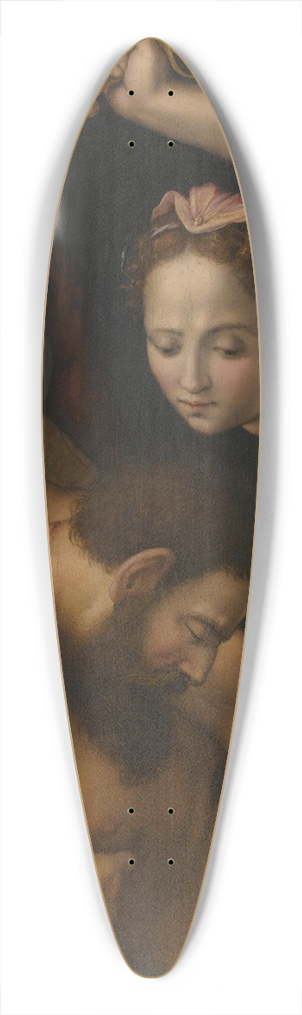 Pier Francesco Foschi - Judith And Holofernes 39.3 inch art pintail longboard deck
