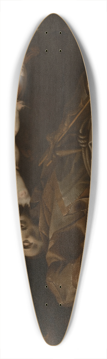 Pier Francesco Mazzucchelli - Saint Francis Comforted by an Angel 39.3 inch art pintail longboard deck