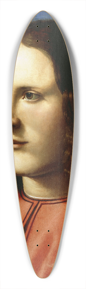 Piero di Cosimo - A Young Man 39.3 inch art pintail longboard deck