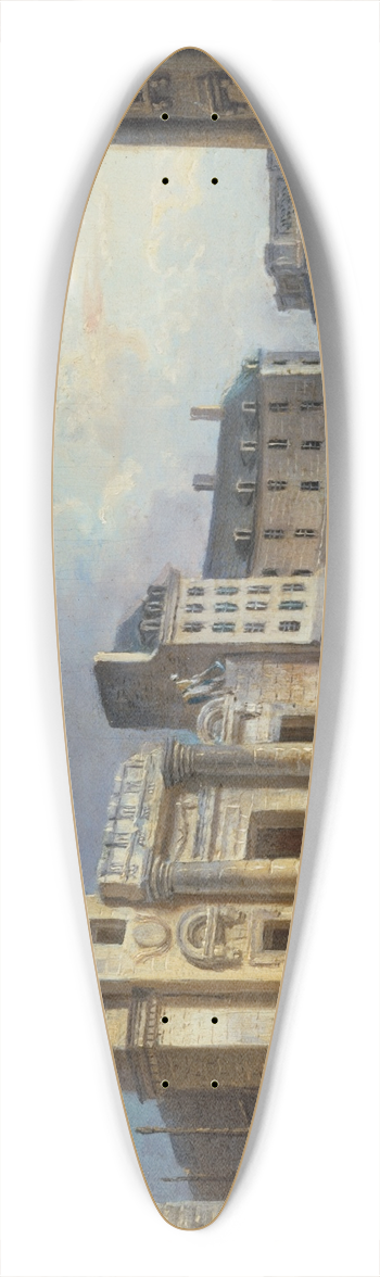Pierre-Antoine Demachy - Dmolition de lglise Saint-Barthlemy 39.3 inch art pintail longboard deck
