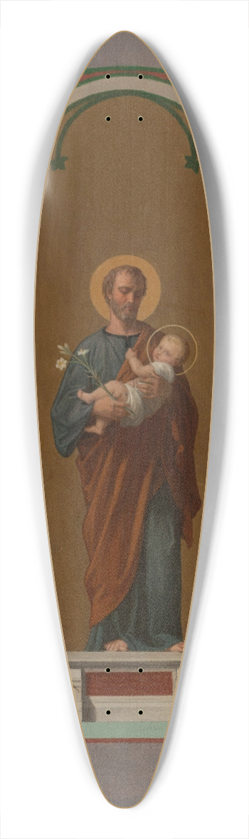 Pierre-Auguste Pichon - Saint Joseph 39.3 inch art pintail longboard deck