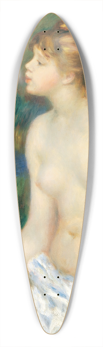 Pierre-Auguste Renoir - Bather 39.3 inch art pintail longboard deck