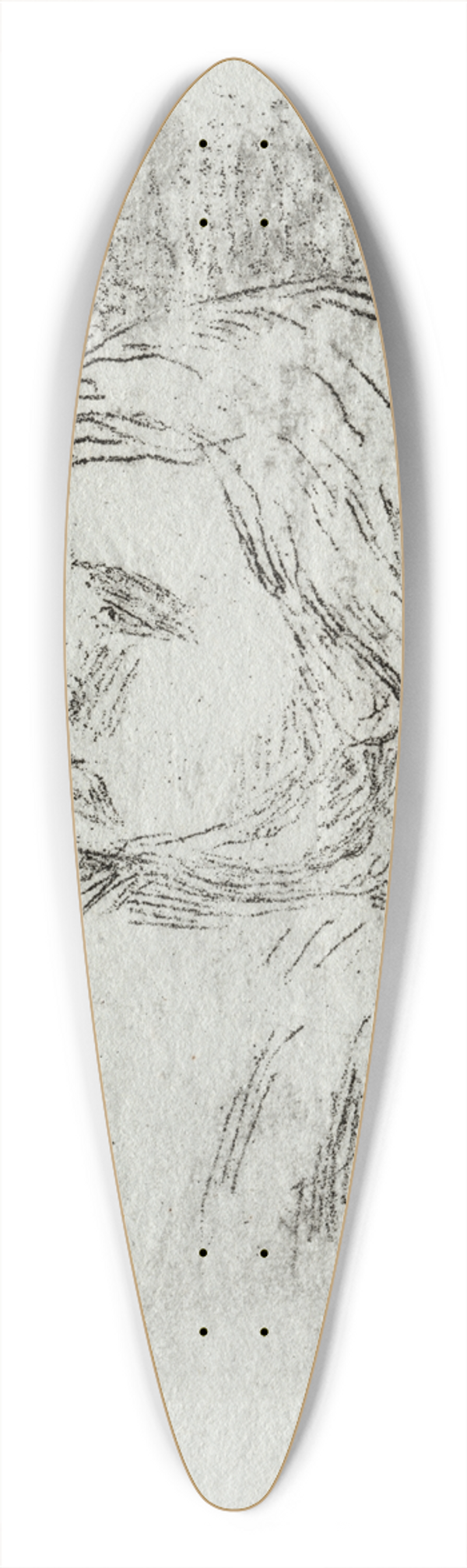 Pierre-Auguste Renoir - Claude Renoir, de trois-quarts  gauche 39.3 inch art pintail longboard deck