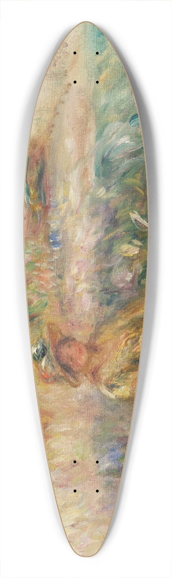 Pierre-Auguste Renoir - Femme assise dans un paysage 39.3 inch art pintail longboard deck