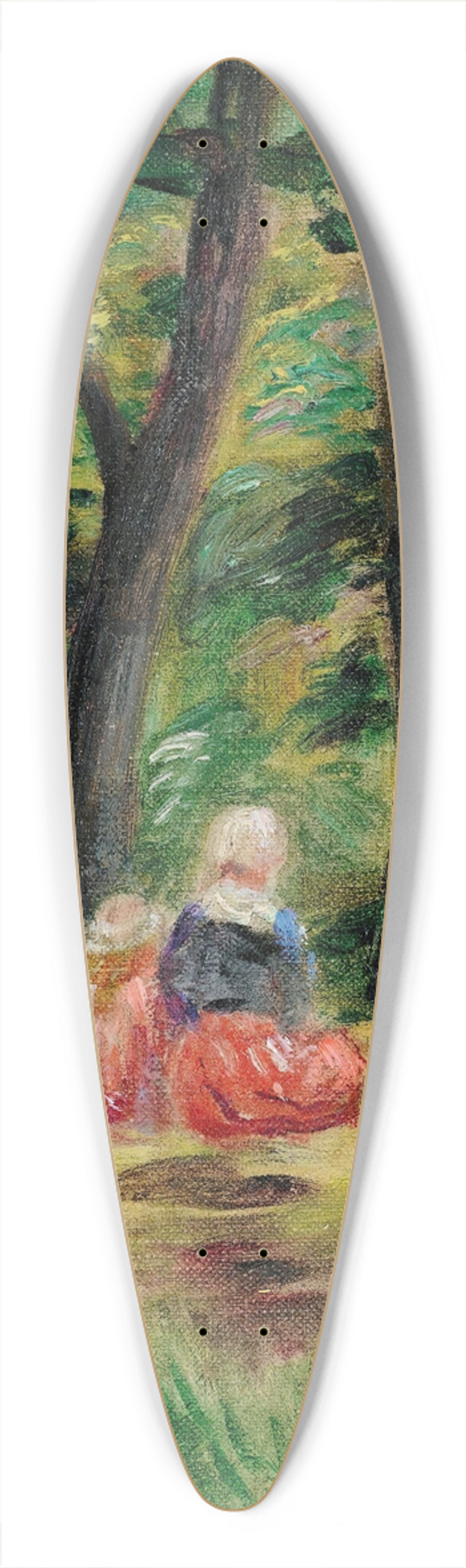 Pierre-Auguste Renoir - Femme Et Enfant Dans Un Paysage 39.3 inch art pintail longboard deck