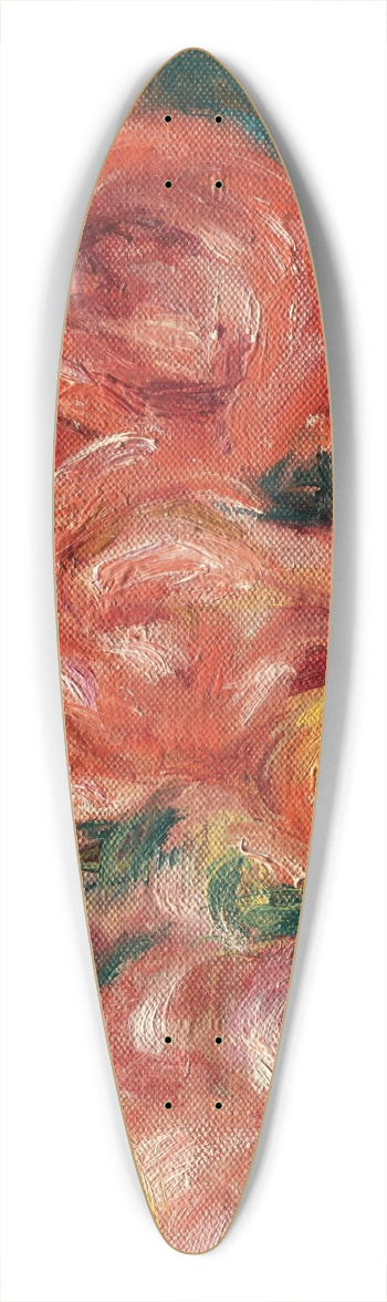 Pierre-Auguste Renoir - Fleurs 39.3 inch art pintail longboard deck