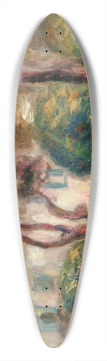 Pierre-Auguste Renoir - Le Jardin Des Collettes 39.3 inch art pintail longboard deck