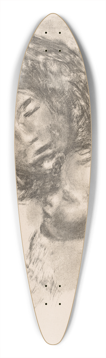 Pierre-Auguste Renoir - Motherhood 39.3 inch art pintail longboard deck