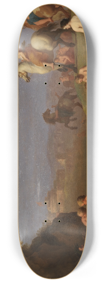 Cornelis van Poelenburg - The flight of Cloelia 8.25 inch art skate deck