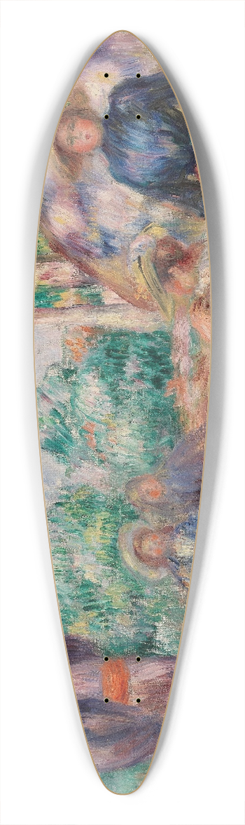Pierre-Auguste Renoir - Resting in the Grass (Le Repos sur lherbe) 39.3 inch art pintail longboard deck