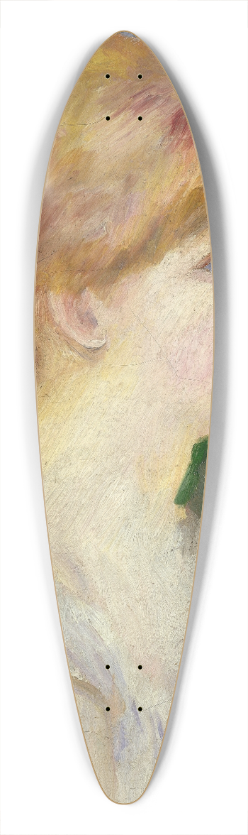 Pierre-Auguste Renoir - Suzanne Valadon 39.3 inch art pintail longboard deck