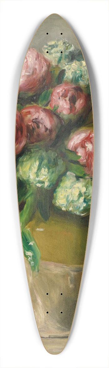 Pierre-Auguste Renoir - Vase De Pivoines 39.3 inch art pintail longboard deck