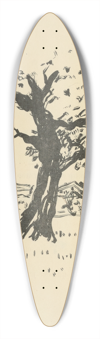 Pierre Bonnard - Histoires naturelles Pl 56 39.3 inch art pintail longboard deck