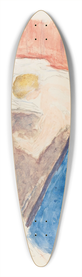 Pierre Bonnard - Nu La Baignoire 39.3 inch art pintail longboard deck