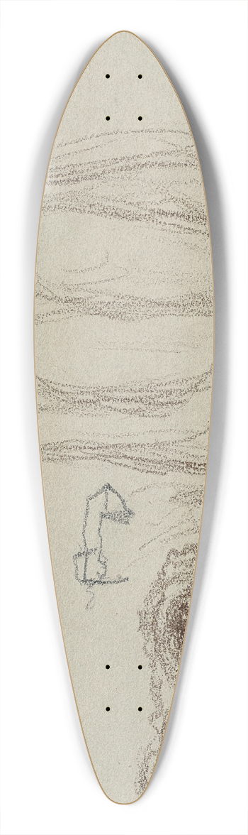 Pierre Bonnard - tudes de nu assis et tte de femme 39.3 inch art pintail longboard deck