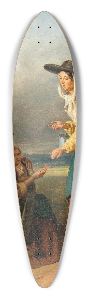 Pierre Duval Le Camus - Alms 39.3 inch art pintail longboard deck