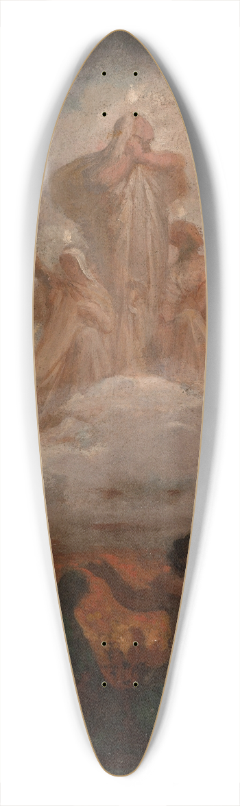 Pierre-Nicolas Brisset - Les mes du Purgatoire 39.3 inch art pintail longboard deck