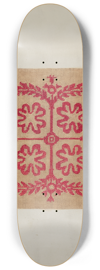 Cornelius Christoffels - Handwoven Coverlet 8.25 inch art skate deck