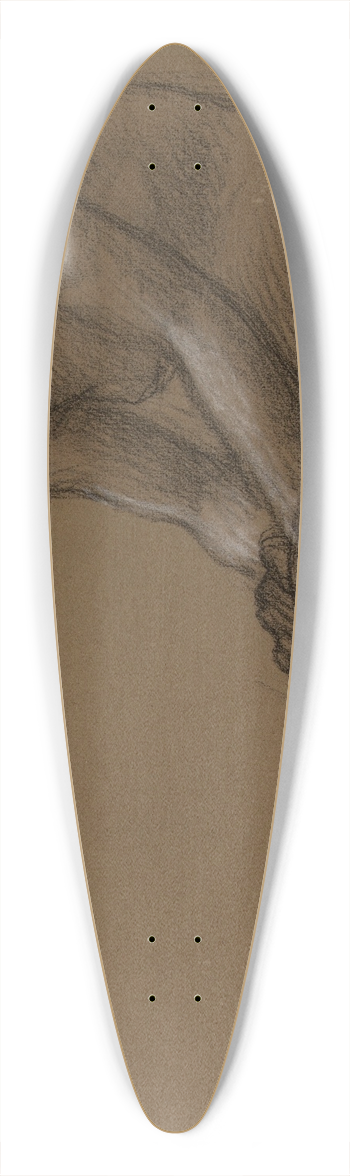 Pierre Puvis de Chavannes - Femme nue assise 39.3 inch art pintail longboard deck