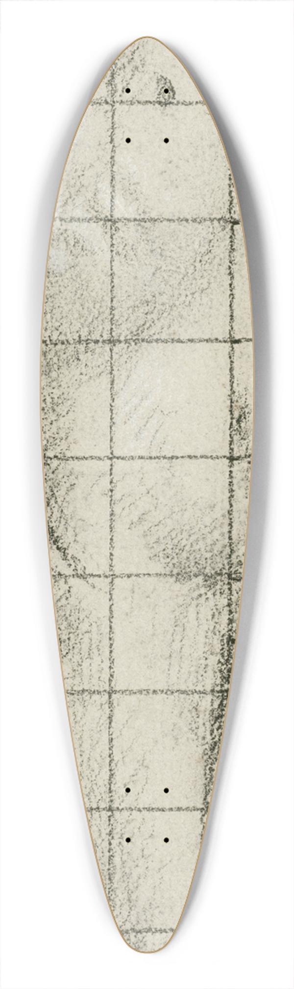 Pierre Puvis de Chavannes - Homme nu de face, bras droit lev 39.3 inch art pintail longboard deck