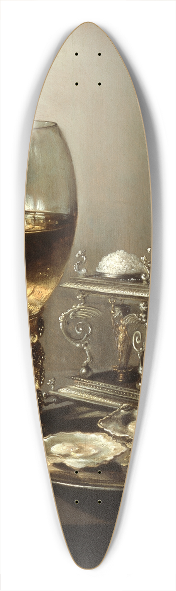 Pieter Claesz - Still Life 39.3 inch art pintail longboard deck