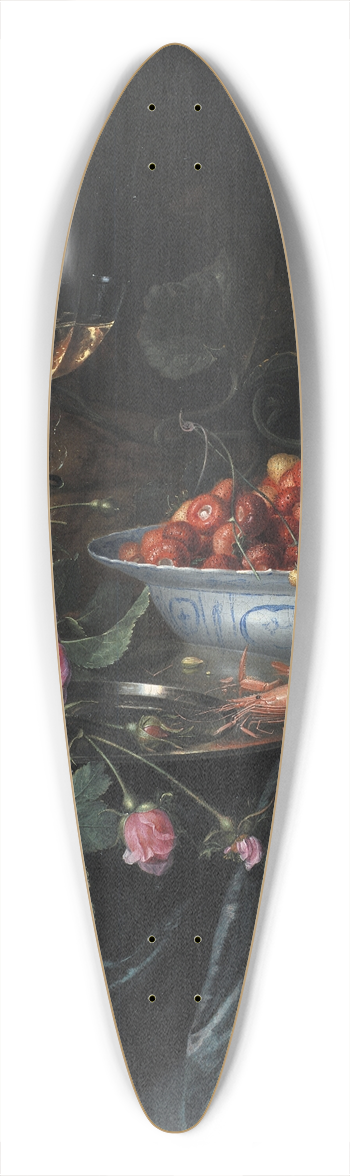 Pieter de Ring - Pronk Still Life 39.3 inch art pintail longboard deck