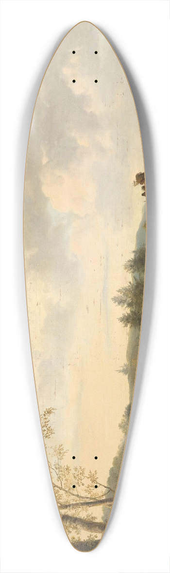 Pieter Gerardus van Os - Landscape with Cattle 39.3 inch art pintail longboard deck