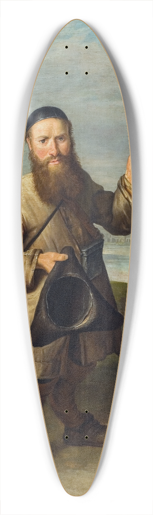 Pieter Snyers - Dwarf in a Landscape 39.3 inch art pintail longboard deck