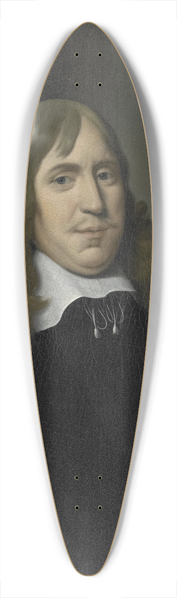 Pieter Van Der Werff - Portrait of Willem Hartigsvelt, Director of the Rotterdam Chamber of the Dutch East India Company, elected 1657 39.3 inch art pintail longboard deck