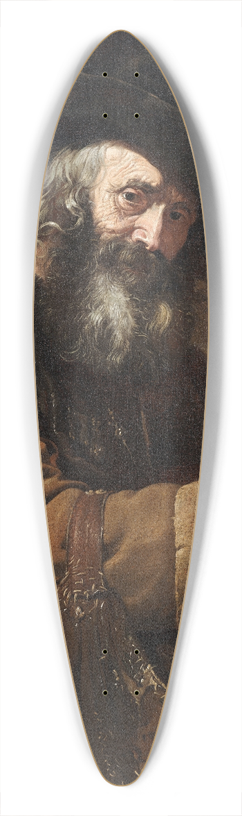 Pietro Bellotti - Old Pilgrim 39.3 inch art pintail longboard deck