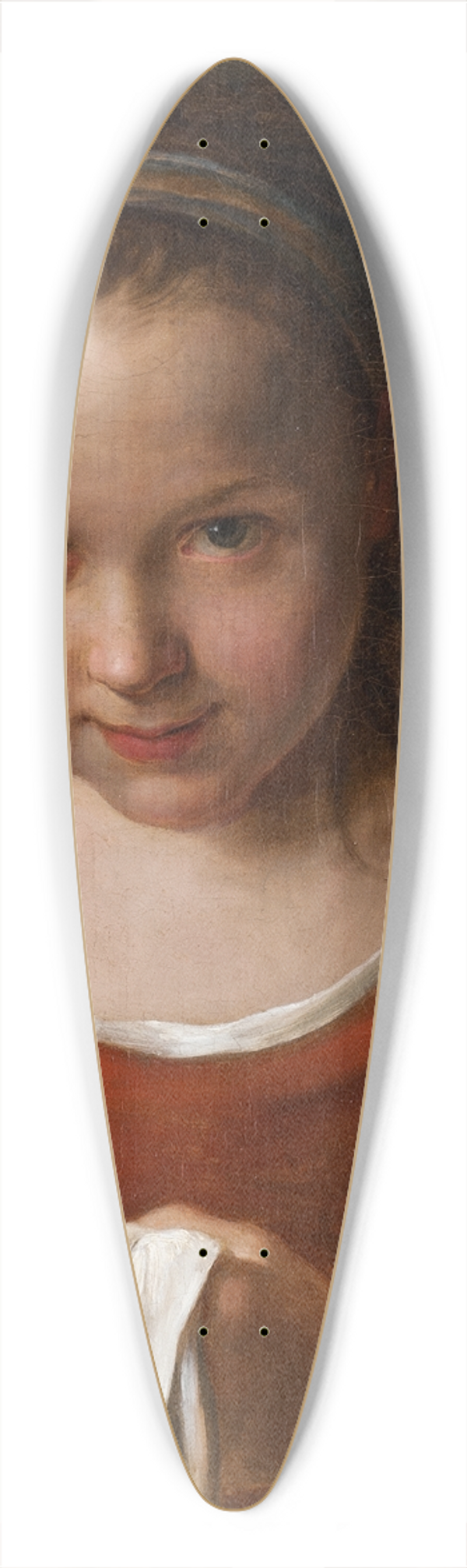 Pietro Rotari - Girl with Needle-work 39.3 inch art pintail longboard deck