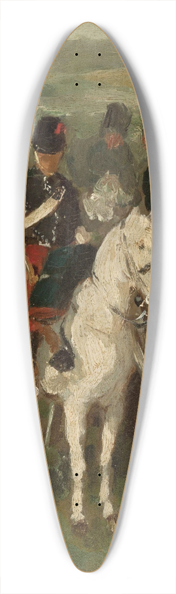 Piotr Michaowski - Cavalry 39.3 inch art pintail longboard deck