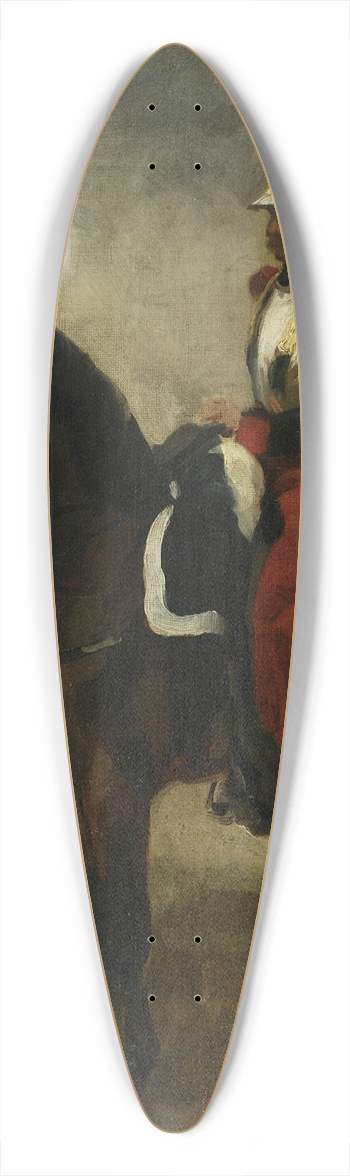 Piotr Michaowski - Cuirassier on a bay horse 39.3 inch art pintail longboard deck