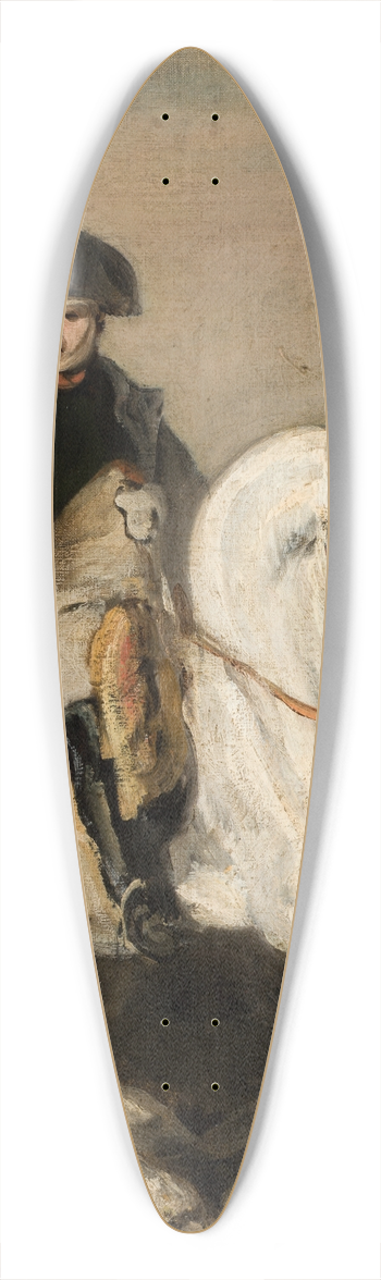 Piotr Michaowski - Napoleon on Horseback 39.3 inch art pintail longboard deck