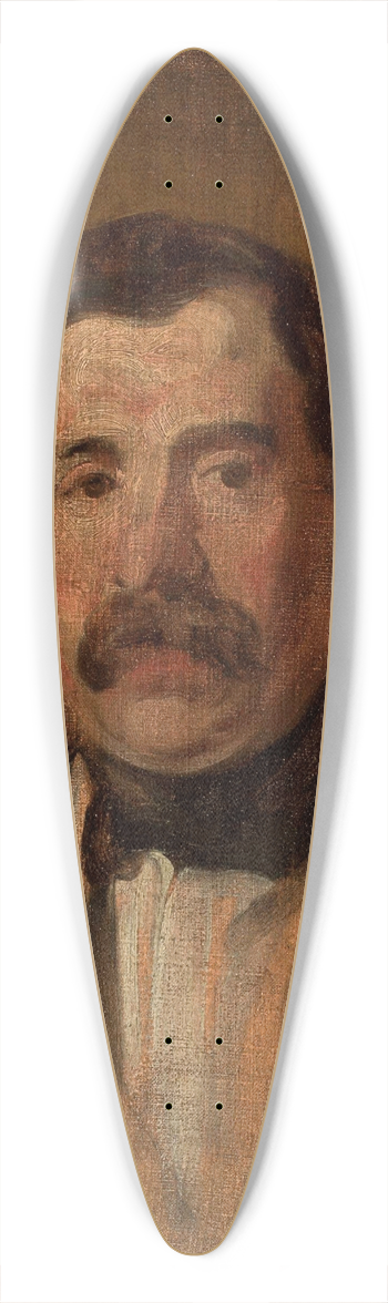 Piotr Michaowski - Portrait of Maksymilian Oborski 39.3 inch art pintail longboard deck