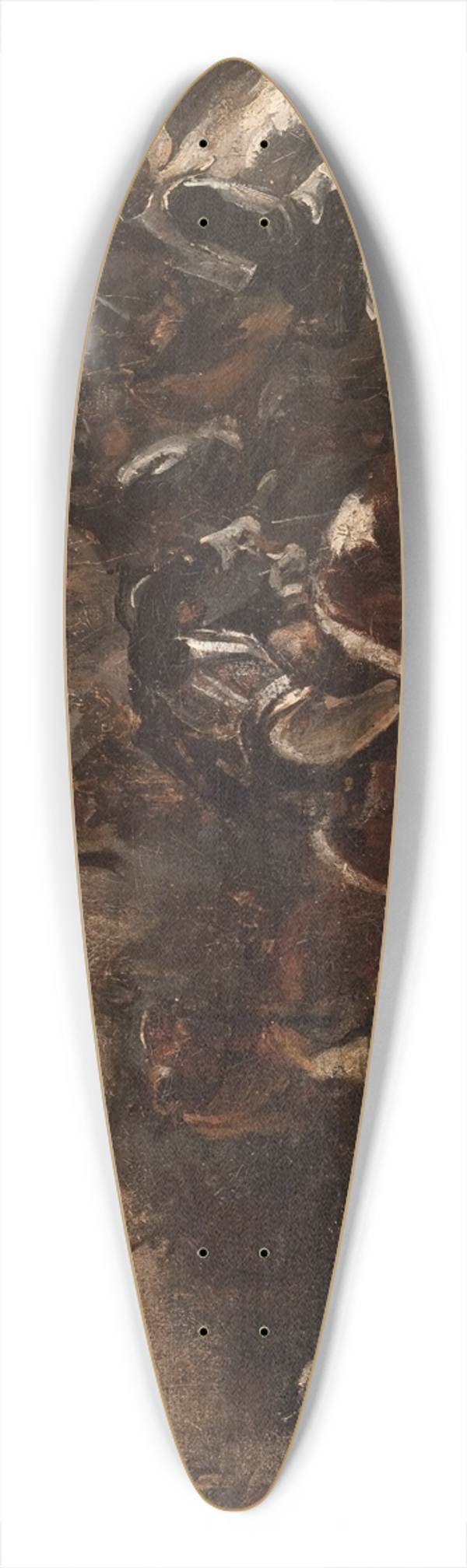 Piotr Michaowski - The Battle of Mozhaisk 39.3 inch art pintail longboard deck