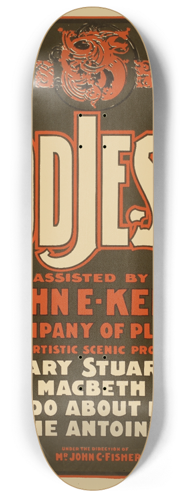 Courier Litho. Co. - Modjeska 8.25 inch art skate deck