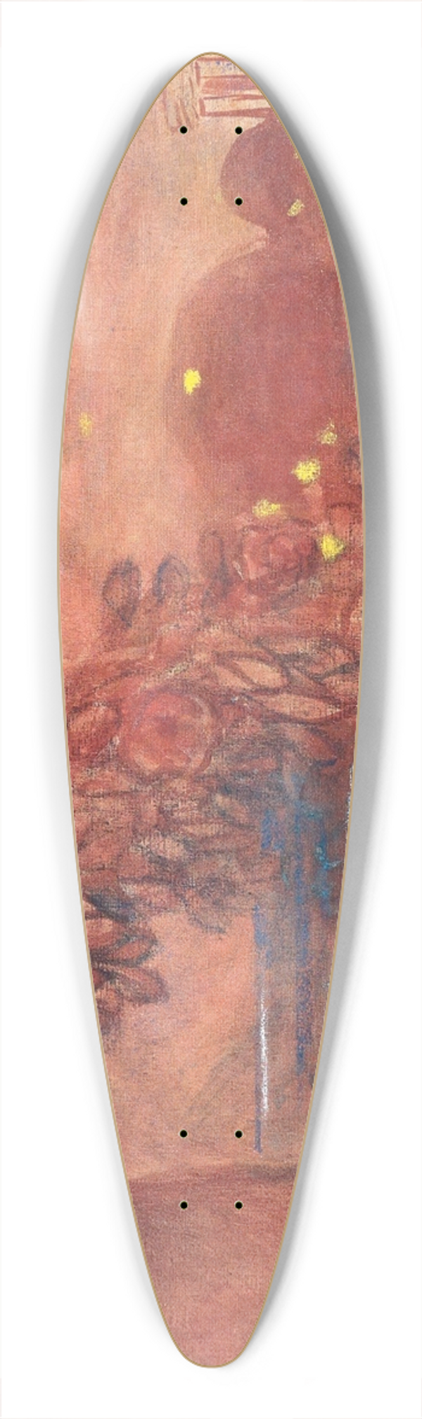 Plinio Nomellini - Lost In Thought 39.3 inch art pintail longboard deck