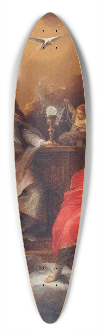 Pompeo Batoni - Allegory Of Religion 39.3 inch art pintail longboard deck