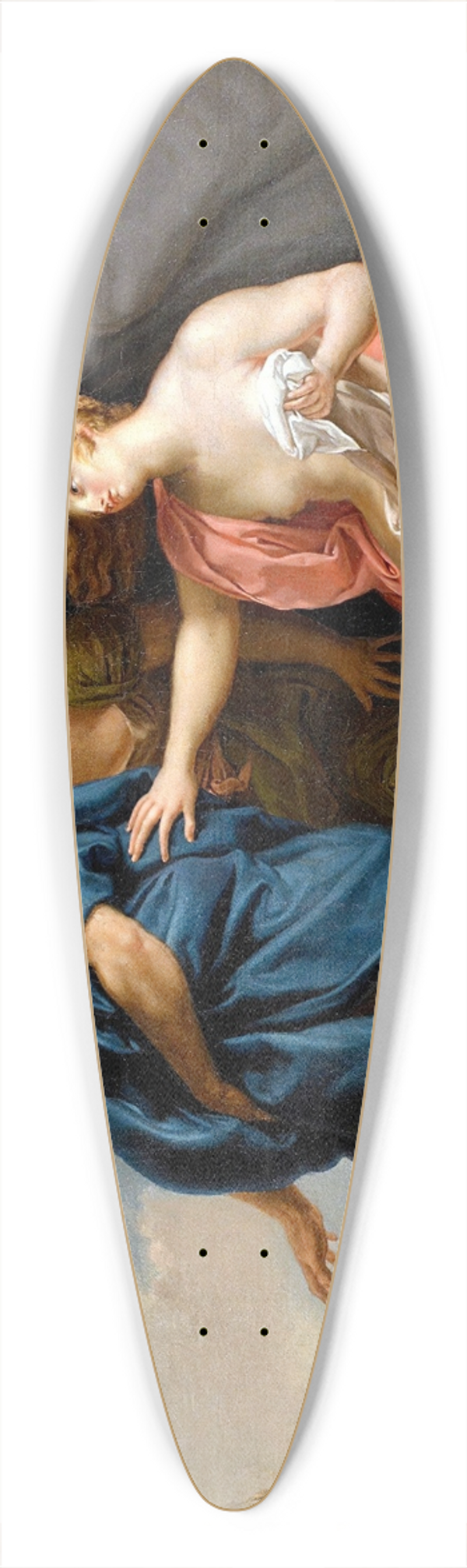 Pompeo Batoni - Dido And Aeneas 39.3 inch art pintail longboard deck