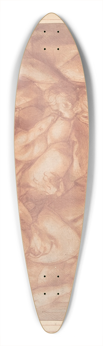 Pontormo (Jacopo Carucci) - Virgin and Child with Saint Elizabeth, the Infant Baptist, Saint Anthony of Padua, and a Female Martyr 39.3 inch art pintail longboard deck