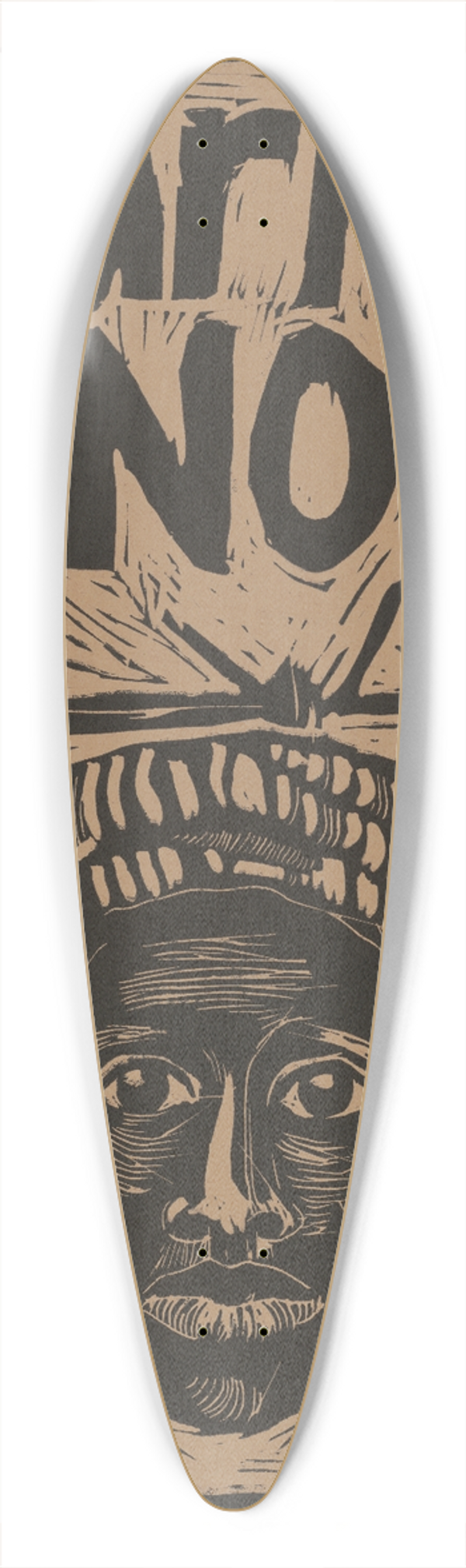 Rachael Romero - Apartheid, no 39.3 inch art pintail longboard deck