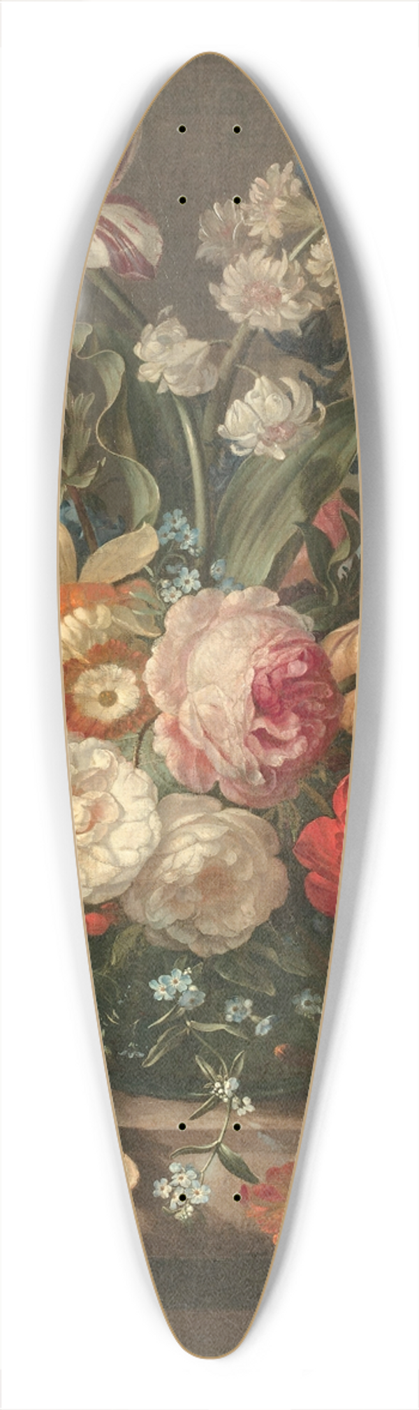 Rachel Ruysch - Vase de fleurs et pis de mas dans une niche 39.3 inch art pintail longboard deck