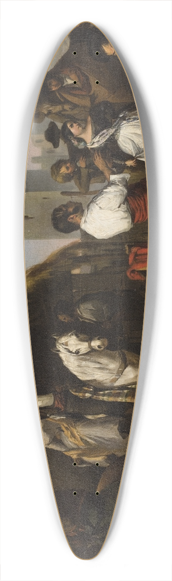 Rafael Benjumea - On the Outskirts of Seville 39.3 inch art pintail longboard deck